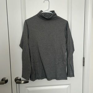 Black and white turtle neck